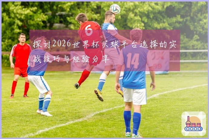 探讨2026世界杯买球平台选择的实战技巧与经验分享