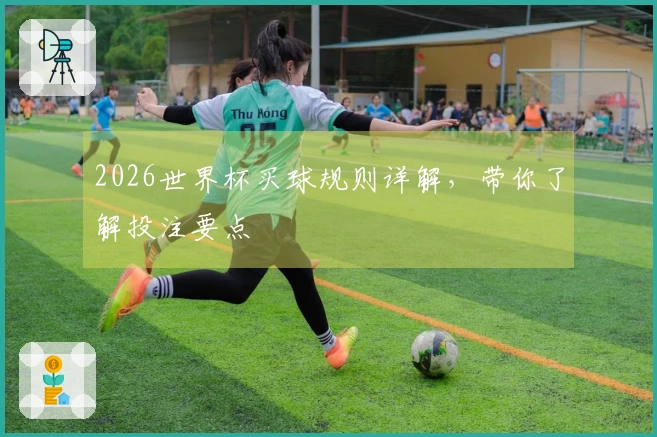 2026世界杯买球规则详解，带你了解投注要点